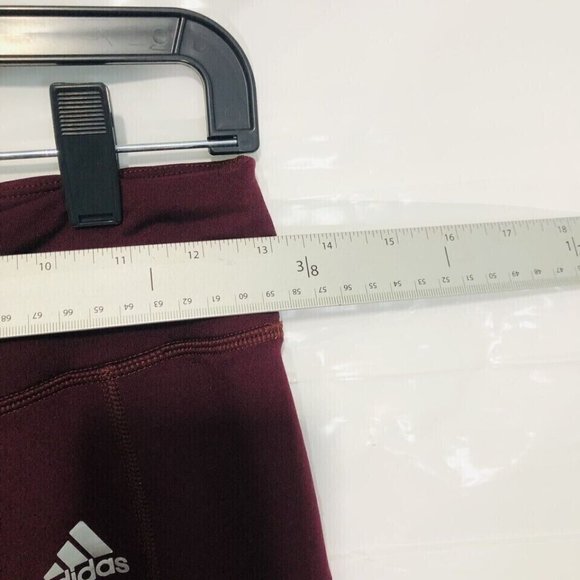 Adidas Pants Womens Adult Small Sweat Climawarm Maroon Activewear Athletic Pant - Picture 6 of 8